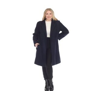 White Mark White Mark Plus Size Classic W Navy 2X